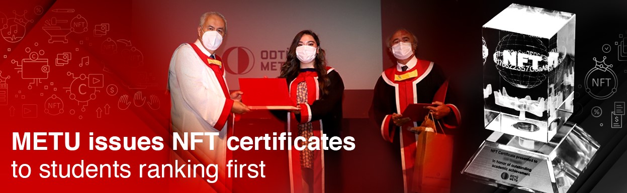 METU ISSUES NFT CERTIFICATES TO STUDENTS RANKING FIRST